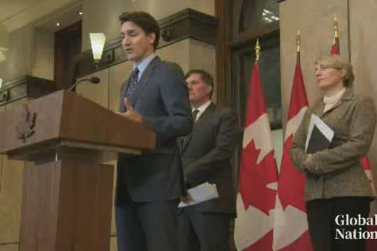 随着特鲁多面临党团会议的愤怒,内阁部长们加倍支持他